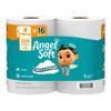 Angel Soft Toilet Paper, 4 Mega Rolls = 16 Regular Rolls, Soft and Strong Toilet Tissue view 1