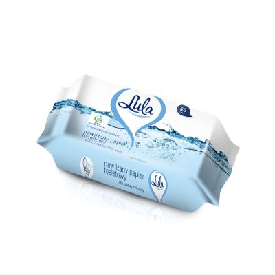 LULA Moisturized Toilet Paper 99% Water, 50pcs
