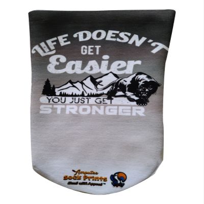 Heal with Appeal Amputee Sock Life doesnt get easier get stronger V1