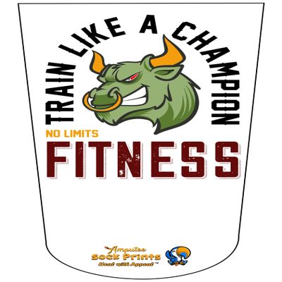 Amputee Sock "Train like a champion V1"
