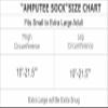 Amputee Sock "Born to Ride Vintage V1" view 2