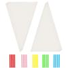 100pcs Sweet Cone Bags 25x13cm Clear Cone Bags with Ties for Party Supplies, Sweets, Biscuits Displaying & Wrapping on Birthday Parties and Festivals view 3