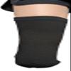 Amputee Sock "Black" view 2
