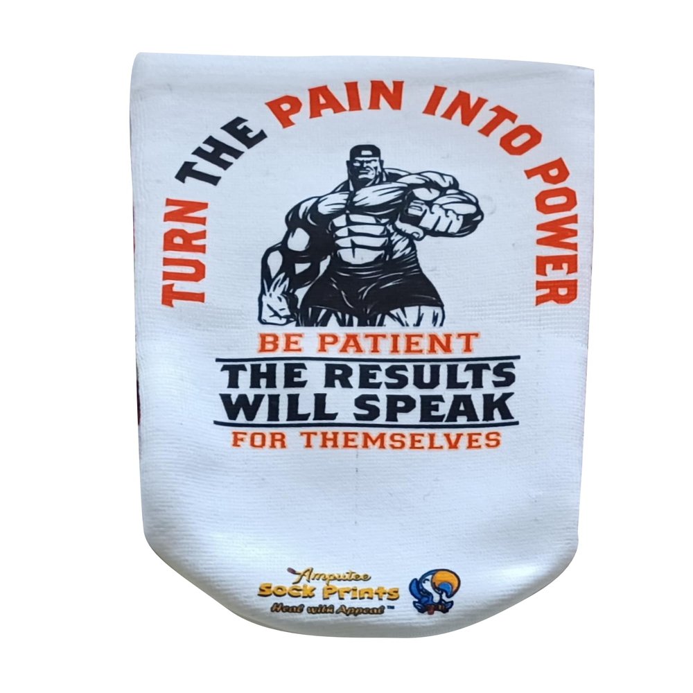 Amputee Sock "Turn pain to power V1"