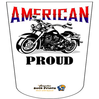Amputee Sock"American Pride Ride V1"