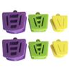 6Pcs Dental Bite Blocks Dental Silicone Mouth Prop Help for Open Mouth Comfortable, One Set Include Large, Medium, and Small (121 Degree Centigrade Autoclavable) view 1
