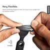 BOLDKING RAZOR BLADES DUOPACK (8 blades) for sensitive skin | refill blades | replacement blades for men | for beard, head, shoulders, back, armpits, legs, intimate shaving | wet razor view 3