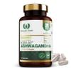 Organic High Concentration Full Spectrum KSM-66 ASHWAGANDHA with 5% Withanolides and Black Pepper, Made in Britain by Royal Oak Health, 60 Capsules view 1