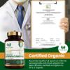 Organic High Concentration Full Spectrum KSM-66 ASHWAGANDHA with 5% Withanolides and Black Pepper, Made in Britain by Royal Oak Health, 60 Capsules view 3
