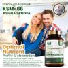 Organic High Concentration Full Spectrum KSM-66 ASHWAGANDHA with 5% Withanolides and Black Pepper, Made in Britain by Royal Oak Health, 60 Capsules view 4