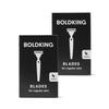 BOLDKING RAZOR BLADES DUOPACK (8 blades) for Normal Skin | Refill Blades for Men's Beard, Head, Shoulders, Back, Armpits, Legs, Intimate Shaving | Wet Razor view 1
