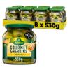 Kuhne Gherkins Gourmet Selection with Honey, 530g, (Pack of 8) view 1