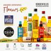 Borderfields Gold Infusion Gift Pack Premium British Cold Pressed Rapeseed Oil 1x Sicilian Lemon, 1x Fragrant Garlic, 1x Smoked Chipotle & 1x Aromatic Thyme 4 x 100ml Bottle Gift box view 4