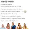 12g Soluble Fibre Supplement, 40% NHS Daily Intake, 3in1 Fibre Powder : Inulin Acacia FOS, 3 Types of Fiber. 200g Bag. 2 Servings =12g Fiber. Well Within, for Women, Men, Kids, Dissolves in Drinks view 3