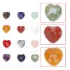 VALICLUD 12pcs Heart Stone Decor Crystal Stone Adorns for Miniature Garden Ornaments Heart-shaped for Valentine Decorations Home view 3