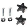 HEALTHLINE ROLLATOR 2 Plastic KNOB 2 Screw for ARMS hl420 view 1