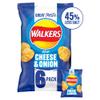 Walkers Less Salt Mild Cheese & Onion Multipack Crisps 18 x 6 x 25g view 4