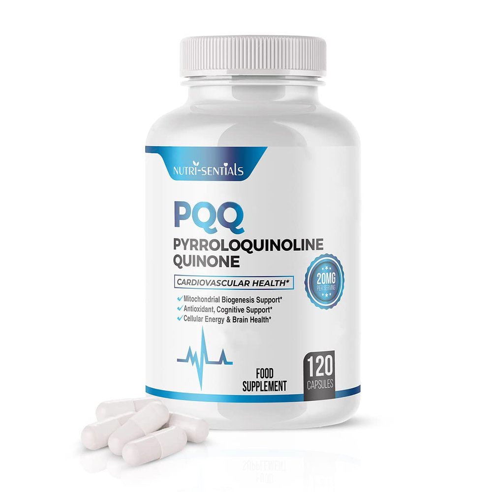 PQQ Max 20mg, 120 Capsules  Pyrroloquinoline Quinone - Promotes Mitochondrial Biogenesis, Energy Optimize | Plant Extract - Powerful & 100% Natural Supplement
