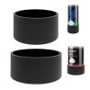 Linkidea 2 Pack Shave Gel Can No Rust Holder, Silicone Rubber Shaving Foam Bottom Rust Protector, Rust Free Holder, Compatible with Most of Shave Gel (M + L Size) view 1