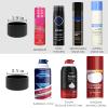 Linkidea 2 Pack Shave Gel Can No Rust Holder, Silicone Rubber Shaving Foam Bottom Rust Protector, Rust Free Holder, Compatible with Most of Shave Gel (M + L Size) view 3