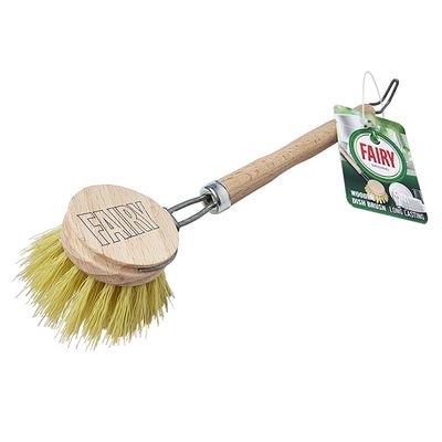 Fairy Original Wooden Washing Up Dish Brush, Single