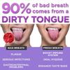 3 Kinds Tongue Scraper Gift Set,Stainless Steel Tongue Cleaners with Case Fresh Breath Restored Taste view 2