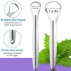 3 Kinds Tongue Scraper Gift Set,Stainless Steel Tongue Cleaners with Case Fresh Breath Restored Taste view 4