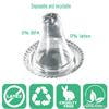 Happy-house 200 Counts Ear Thermometer Probe Covers Refill Caps Lens Filters for All Braun Thermometer Models Thermometers Disposable Covers for Ear Thermometers view 2