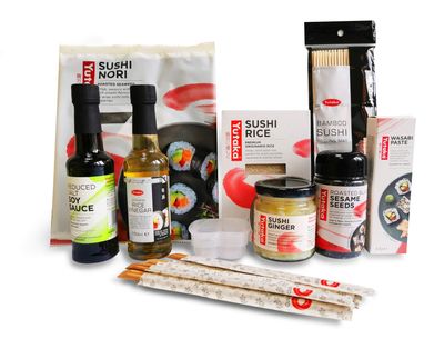 Premium Sushi Making Kit Set  DIY Complete Sushi Ingredients Set, 10 Pieces