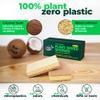 bioGo 12 Pack Biodegradable Kitchen Sponges - Eco-Friendly, Compostable, Natural Cellulose Dish Sponges - Biodegradable Sponges Washing Up - Reusable Washing Up Sponge - UK Brand view 3