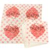 Napkins Love Hearts 20 Pack 3 Ply Paper Ambiente Party Tableware Serviettes 16.5cm x 16.5cm view 2