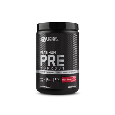Optimum Nutrition ON Gold Standard Pre-Workout Advanced with l-Citrulline, Beta-Alanine and Caffeine, Fruit Punch, 20 Servings, 420 g