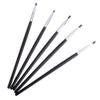 White Dental Resin Brush Pens Dental Shaping Silicone Tooth Tool 5pcs Silicone Resin Brush Pens for Adhesive Composite Cement Teeth Tools view 1