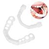 Danlai Instant Dentures 1 Pair Comfortable False Teeth Upper Smile Fit Flex Teeth Fits Fake Tooth Cover Practical Teeth Whitening Tool view 4