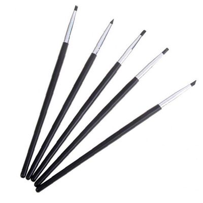 Ericetion 5pcs Silicone Dental Shaping Tooth Tool Dental Resin Brush Pens for Adhesive Composite Cement Porcelain Teeth Tools