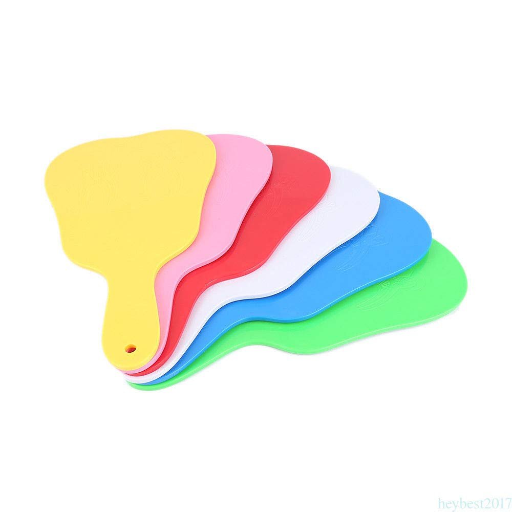 Dental Chairside Molar Tooth Shaped Hand Mirror Plastic (5pcs)