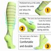 Dee Plus Compression Socks 2 Pair Knee-High Soccer Socks with Lightning for Men & Women Team Sport Cushion Socks for Athletic, Running, Flight, Travel, Cycling (2 Pair - Yellow,XXL) view 3