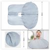 Beard Bib Beard Apron, Beard Hair Catcher for Men Shaving & Trimming, Non-Stick Beard Cape Grooming Cloth, Waterproof, Adjustable Neck Straps, Best Gifts for Men (Silver gray) view 2