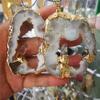 ZTBH Natural Meditation Crystal Natural Irregular Brazilian Agate Crystal Crystal Cave Sliced, home Decoration Crystal Stone (Color : 50-60mm) view 4