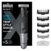 Braun Series X, Hybrid Electric Mens Trimmer for Face & Body with Innovative 4D-Blade, Beard Trimmer & Body Shaver Waterproof, Cordless 45-Minute Battery Run-Time, XT5100 view 1