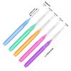 EasyHonor Braces Brush for Cleaner Interdental Toothpick Dental Tooth Flossing Head Oral Hygiene Flosser Cleaners Cleaning Tool (5Colors,75pcs) view 2