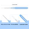 EasyHonor Braces Brush for Cleaner Interdental Toothpick Dental Tooth Flossing Head Oral Hygiene Flosser Cleaners Cleaning Tool (5Colors,75pcs) view 3
