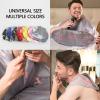 Beard Grooming Kit Shaving Catcher Apron, Beard Shaper Transparent & Black Apron Bib + Beard Bib Apron (Yellow) view 4