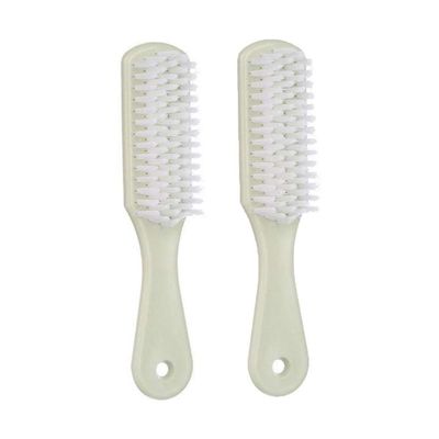 Reusable Plastic Soft Bristles Wash Clothes Shoes Brush Laundry Cleaning Tool Green Sturdy