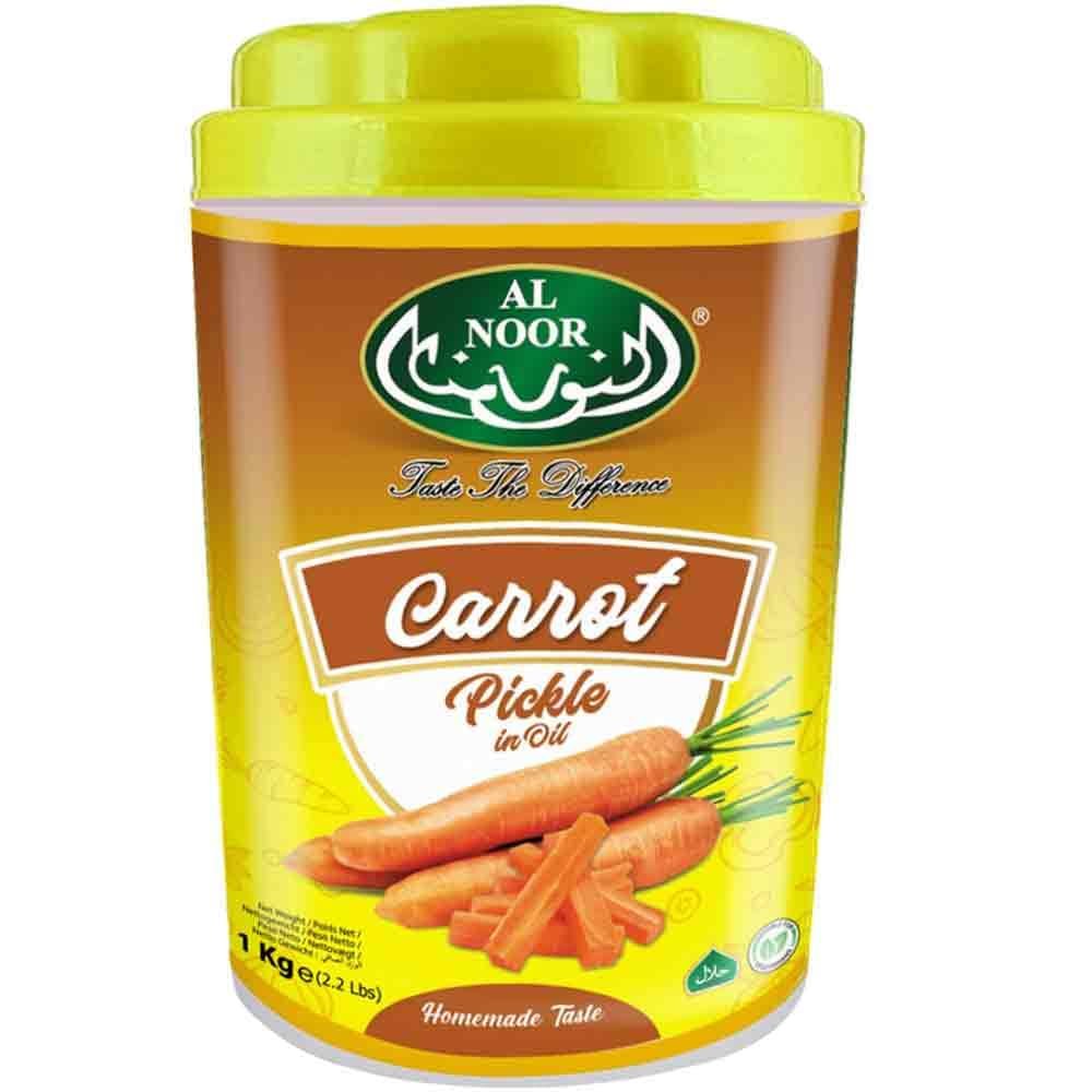 ALNOOR Carrot pickle 1 KG - Say hello to your new crunchy best friend - Carrots!