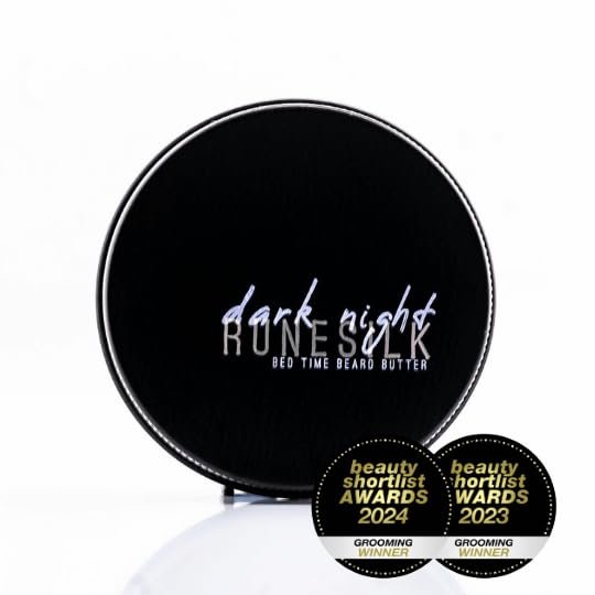 RUNESILK Dark Night Beard Butter | Vegan-Friendly, All-Natural Beard Conditioning | Handmade 50g