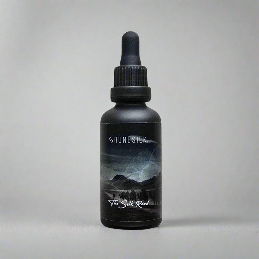 The Silk Road Beard Oil by RUNESILK | Beard Oil for Men - Conditioner with Argan Oil - Gentle Beard Care for All Skin Types | Made in the UK