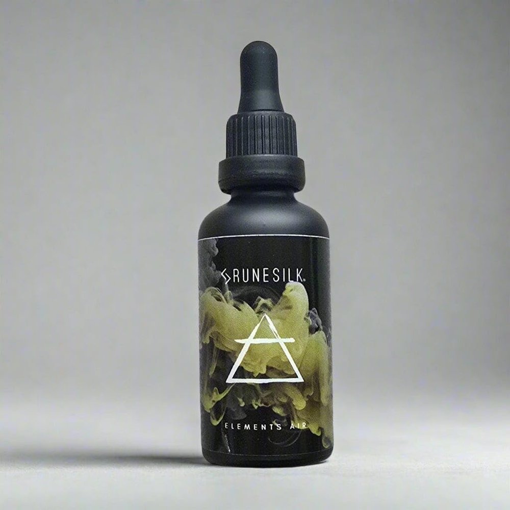 Elements Air Beard Oil by RUNESILK | Beard Oil for Men - Conditioner with Argan Oil - Gentle Beard Care for All Skin Types | Made in the UK