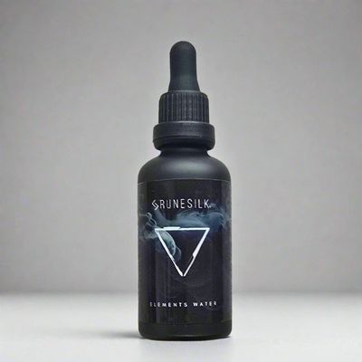 Elements Water Beard Oil by RUNESILK | Beard Oil for Men - Conditioner with Argan Oil - Gentle Beard Care for All Skin Types | Made in the UK