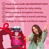 BeSoHappy Multivitamin Gummies for Women 2 Month Supply, for Men Adults & Kids for Immune System, Tiredness and Fatigue with 10 Vitamins, A, B6, B12, C, D and E Vegan, Gluten and Lactose Free. view 2